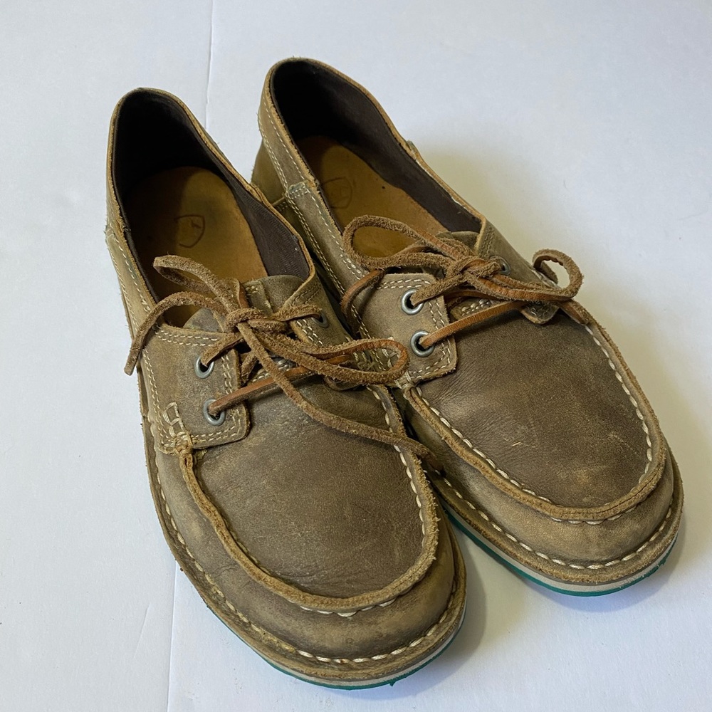 Ariat Castaway Cruiser Brown Leather Loafer Size 7.5
